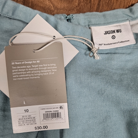 Jason Wu NWT women's A-Line blue skirt size 10 - Picture 5 of 5